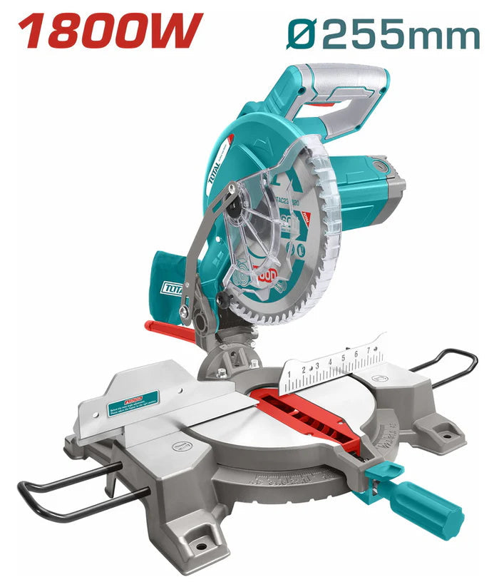 TOTAL TS42152557 1800W Mitre Saw - 255mm (10") Blade Total